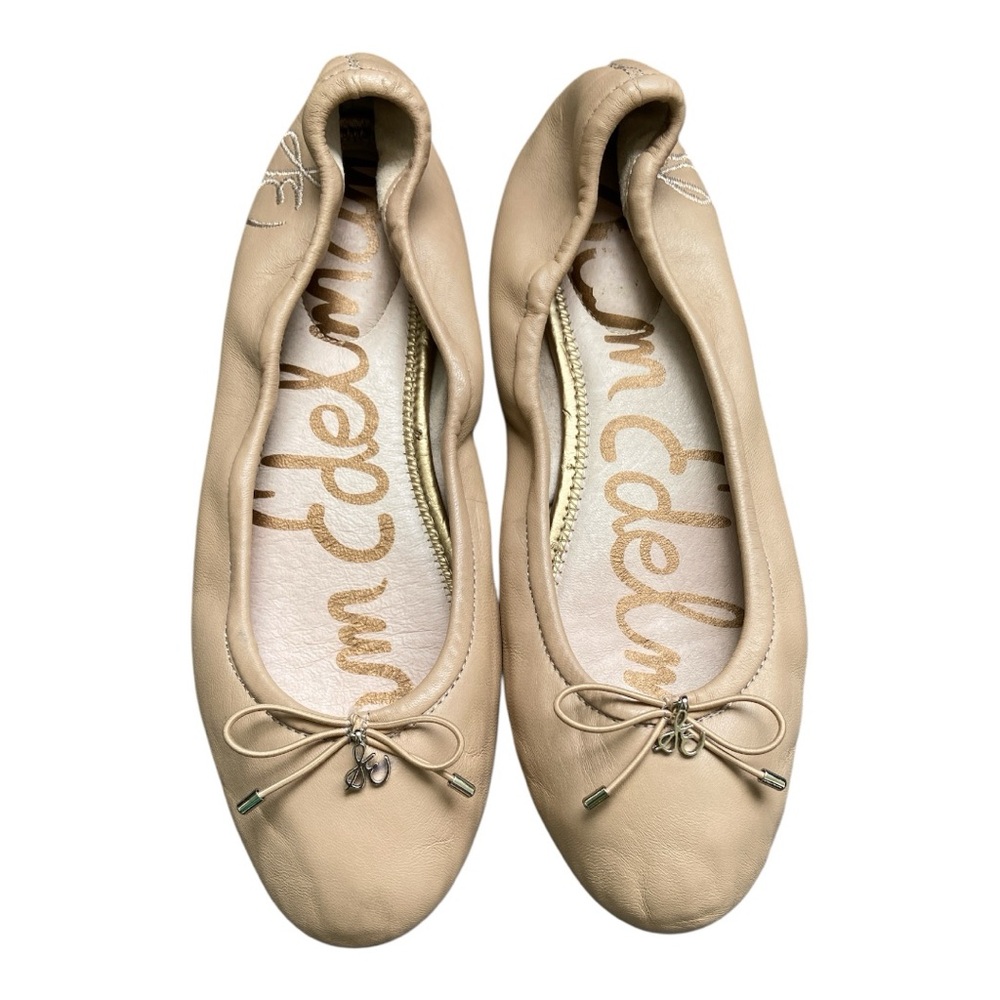 Sam Edelman tan ballet flats